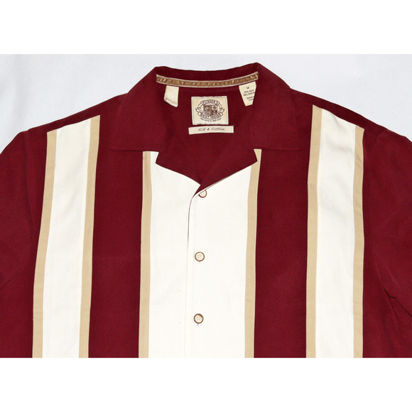 Pusser's West Indies Men's Short Sleeve Button Front Shirt Size Medium - Picture 2 of 6